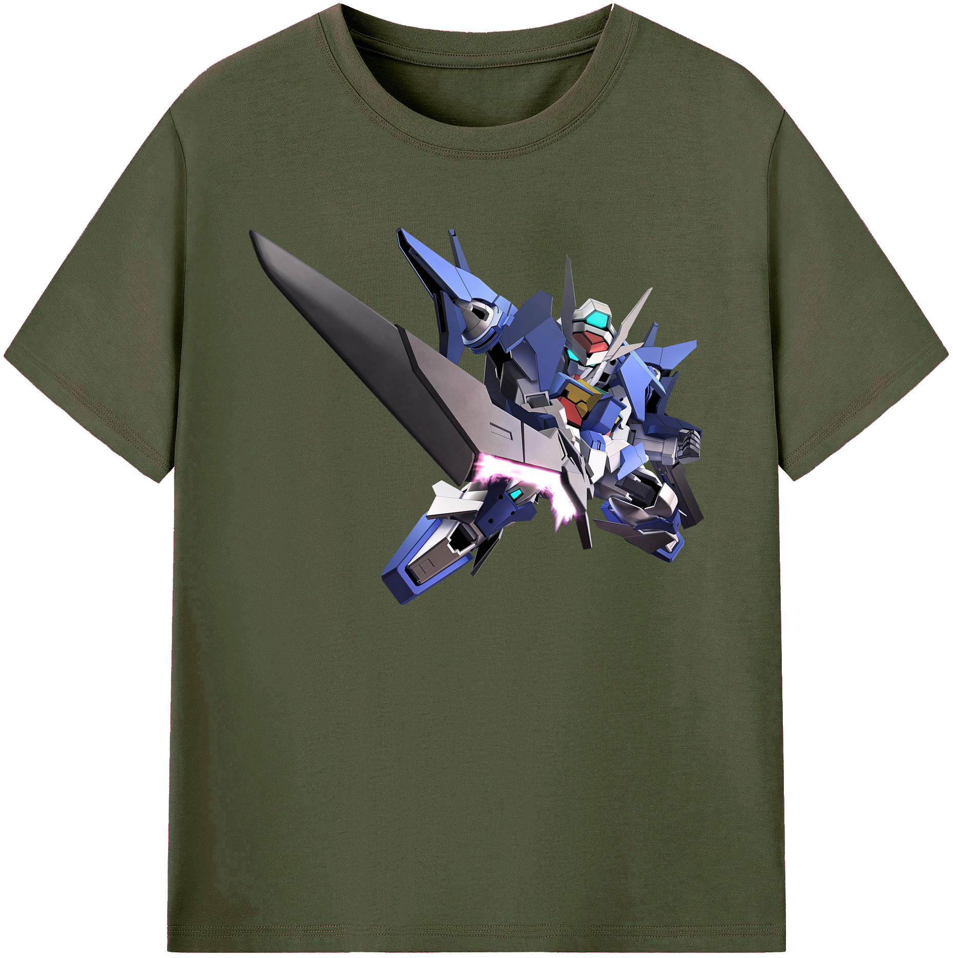 （画像用） 機動戦士ガンダム Mobile Suit Gundam 綿100％ メンズ半袖Tシャツ｜肌触りやわらか＆通気性